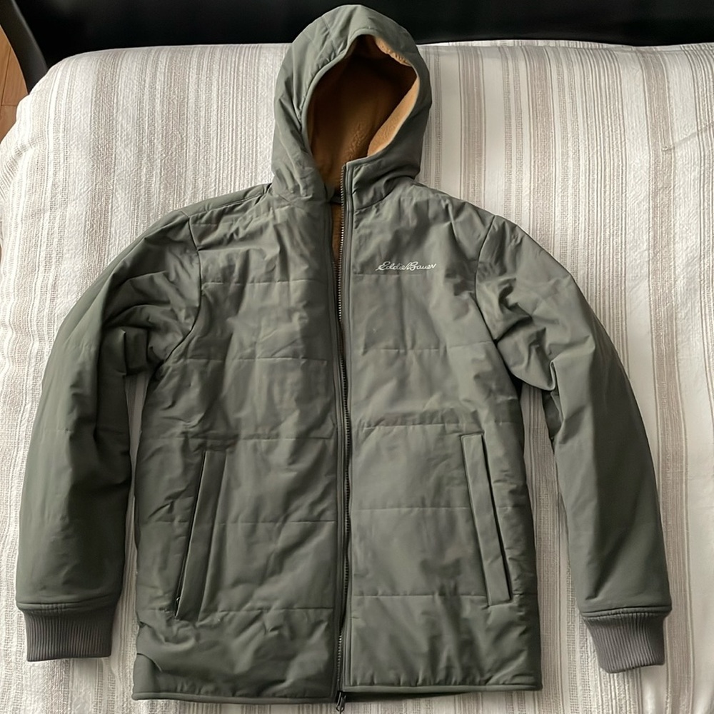 Eddie Bauer Men’s Reversible Hooded Jacket